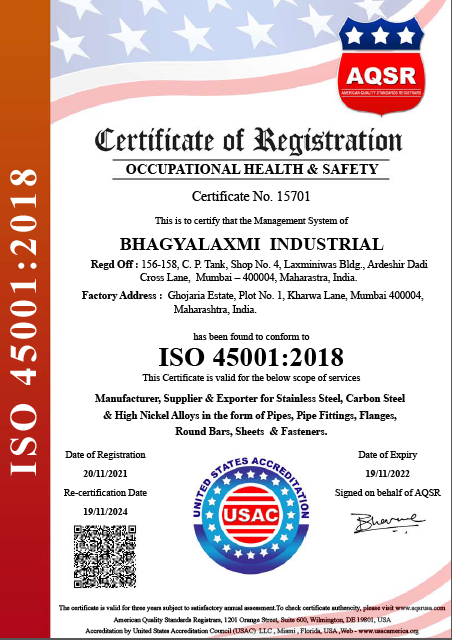ISO 45001:2018 Occupational Health System